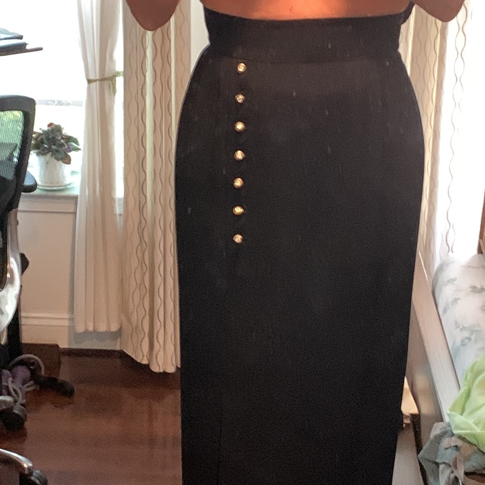 Guy Laroche Vintage haute-couture maxi skirt
